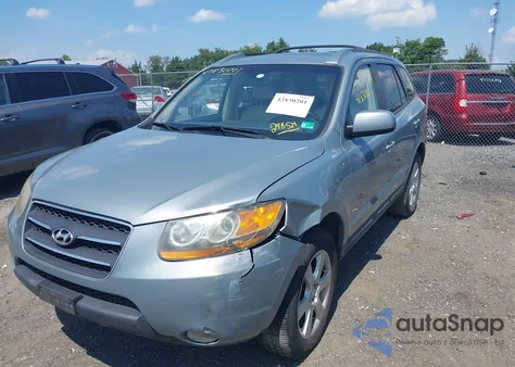 2009 Hyundai Santa Fe Limited z USA, uszkodzony, nr VIN 5NMSH13E89H298521